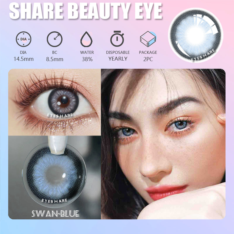 Swan Blue 14,5 mm 1 par | 1 año