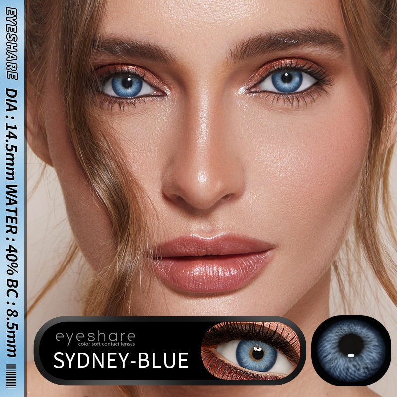 Sydney Blue 14,5 mm, 1 par | 1 año