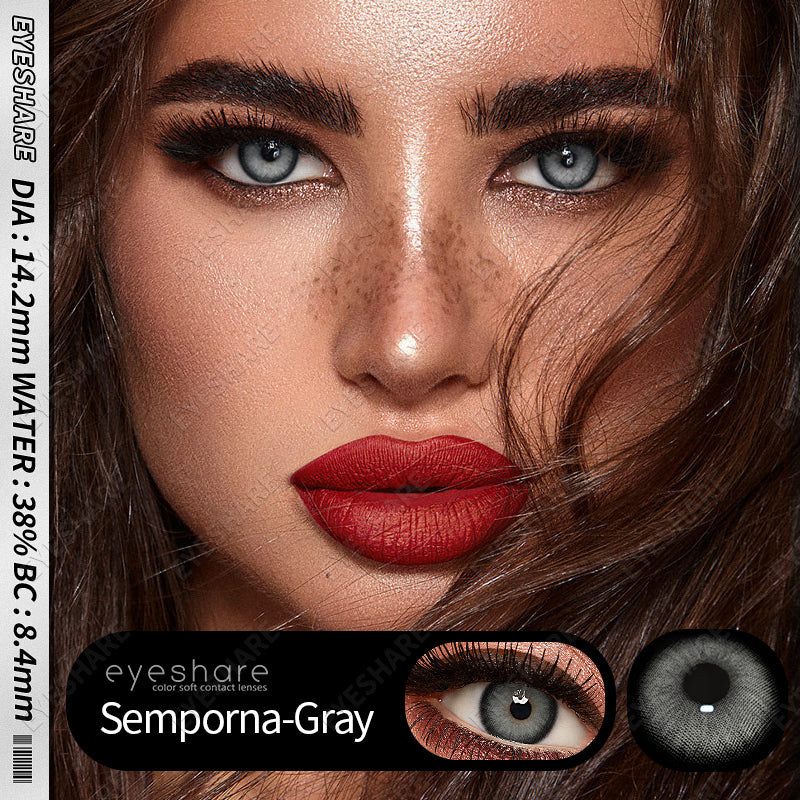 Semporna Gray 14.2mm 1 Pair | 1 Year