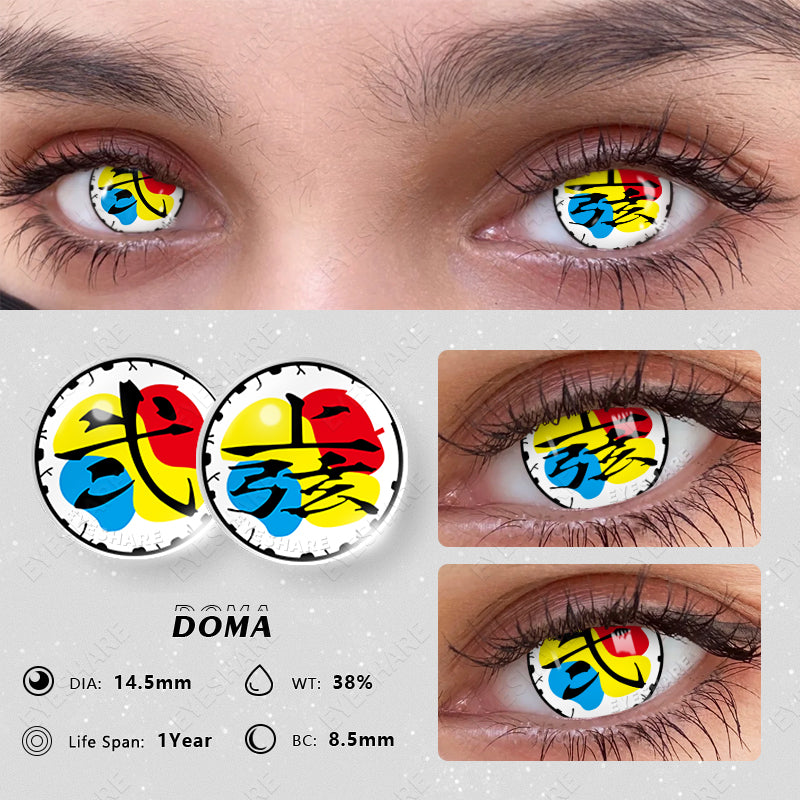 Cosplay Upper-Ranks-Doma 14,5 mm 1 par | 1 año
