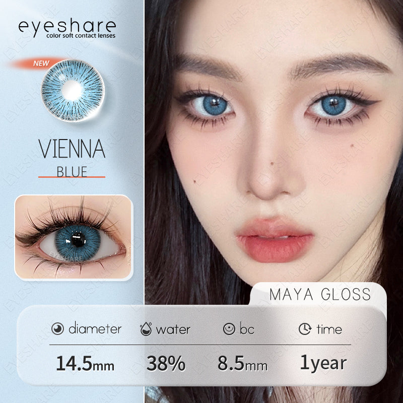 Azul de Viena 14,5 mm 1 par | 1 año