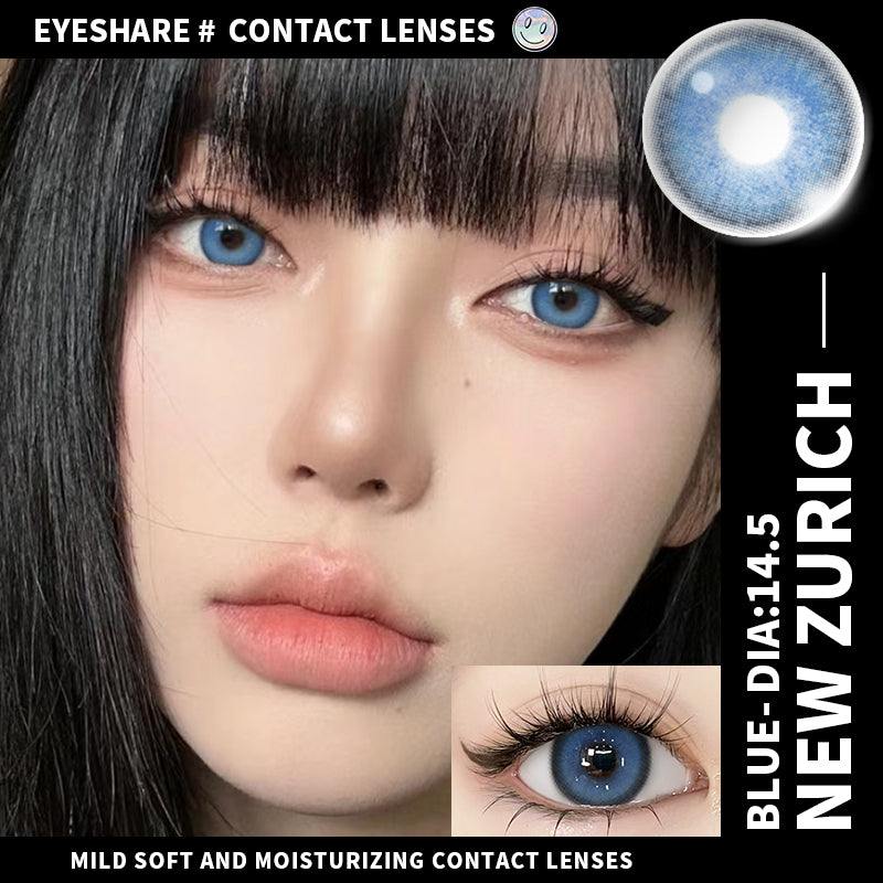 Azul Zúrich 14,5 mm 1 par | 1 año