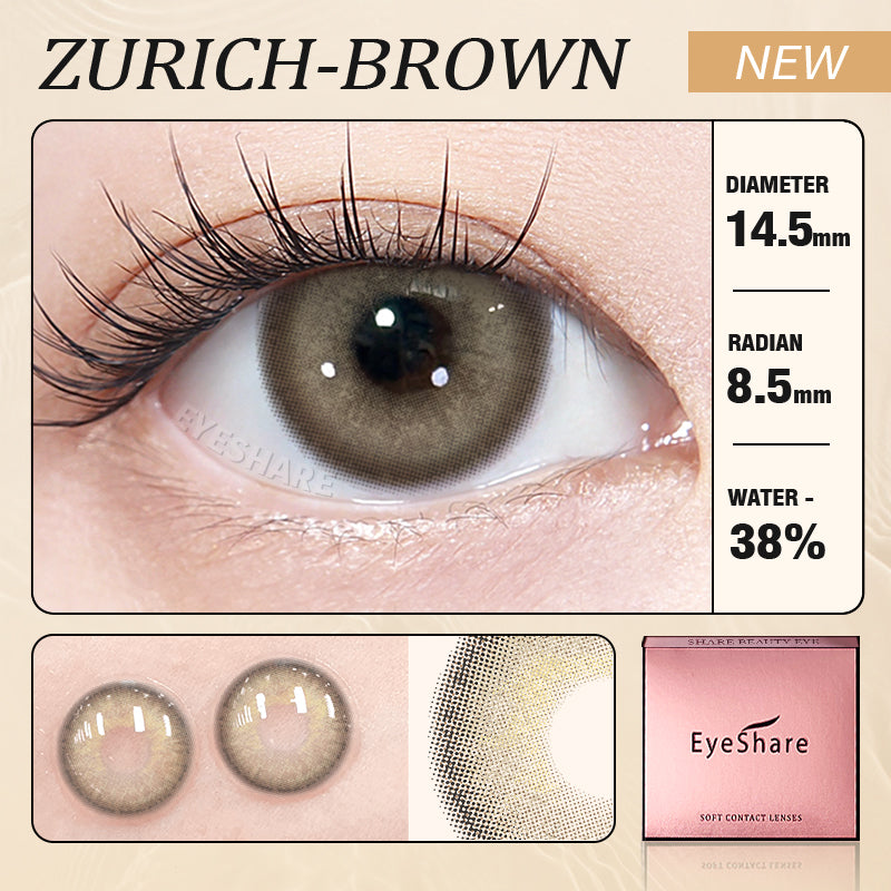 Zurich Brown 14,5 mm 1 par | 1 año