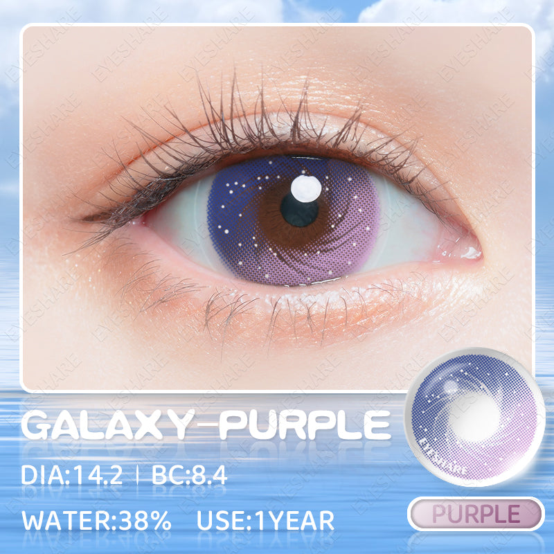 Galaxy Purple 14,2 mm 1 par | 1 año