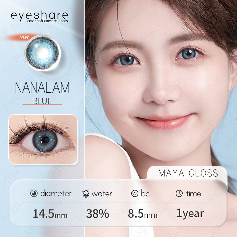 Nanalam Blue 14,5 mm 1 par | 1 año