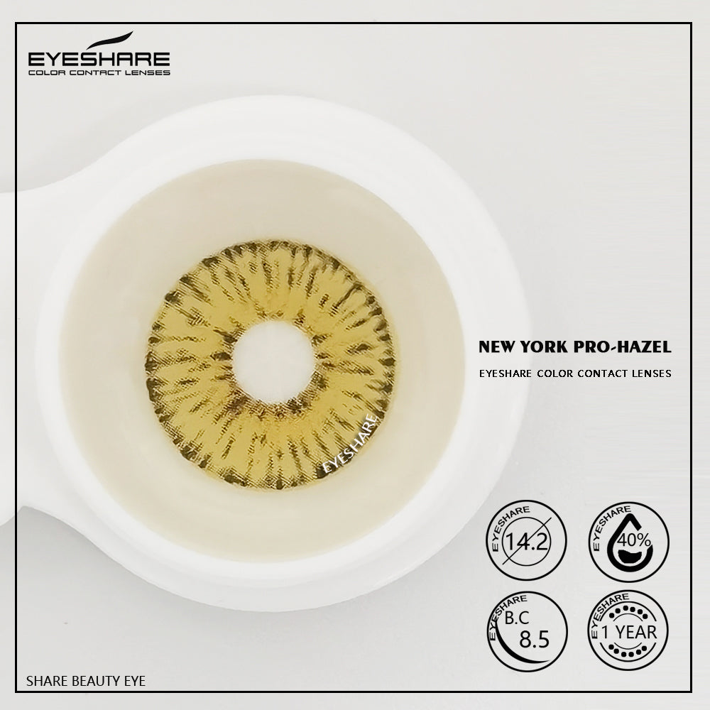 NewYork Hazel 14,2 mm, 1 par | 1 año
