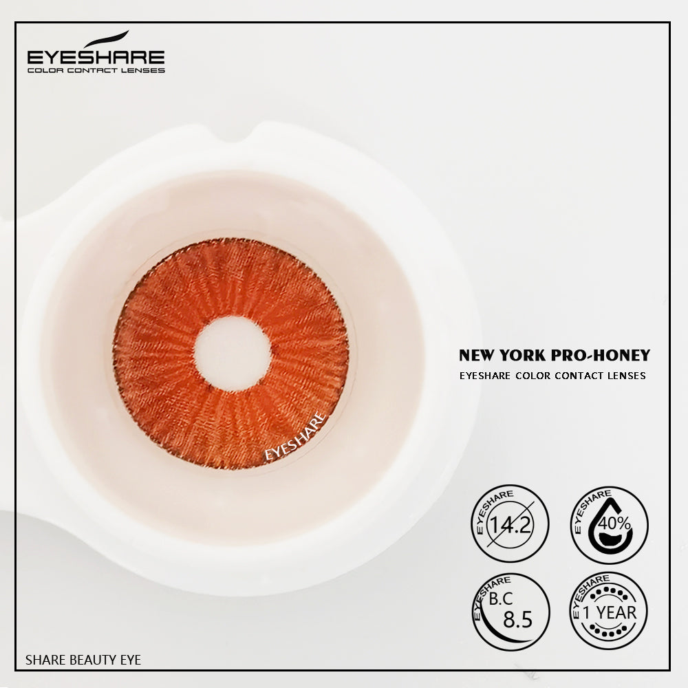 NewYork Honey 14,2 mm 1 par | 1 año