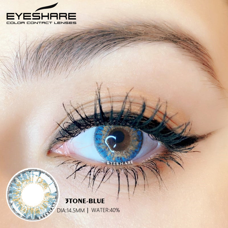 3TONE Azul 14,5 mm 1 par | 1 año