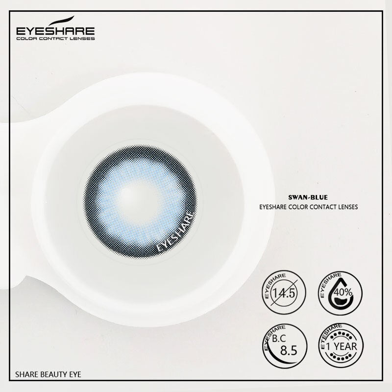 Swan Blue 14,5 mm 1 par | 1 año