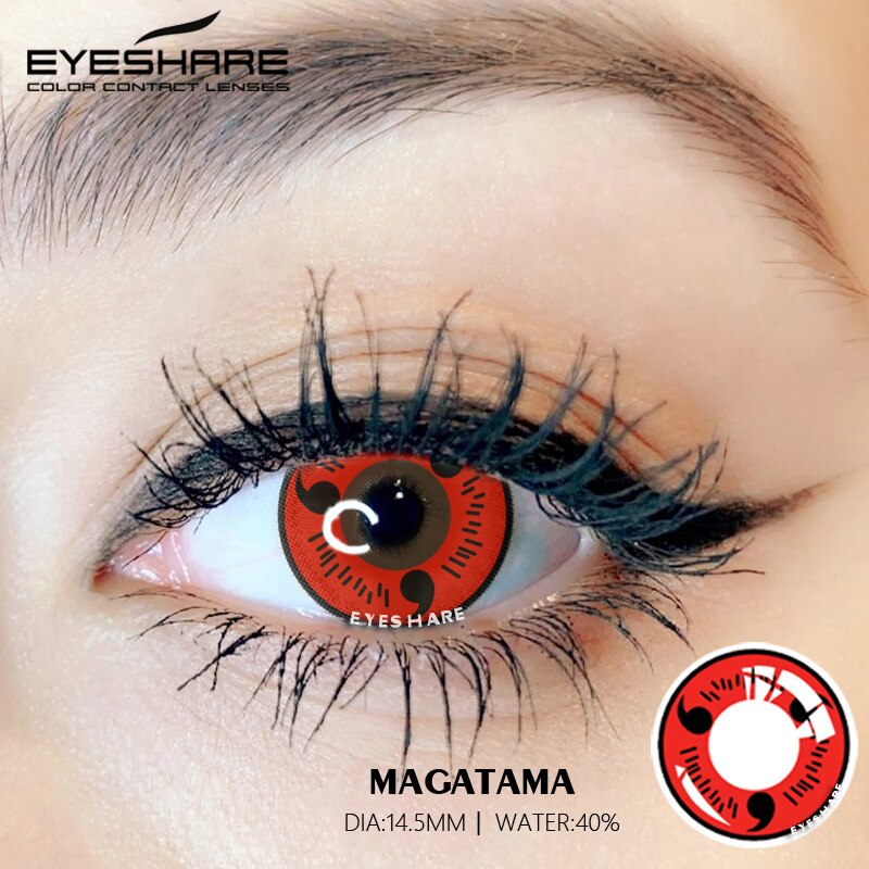 Cosplay Magatama 14,5 mm 1 par | 1 año