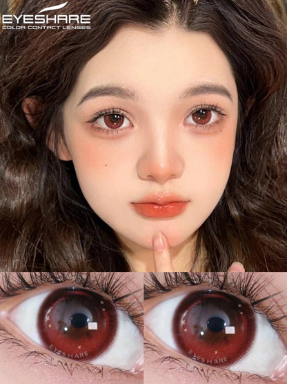 Lentes de contacto de color PARIS-ROSE 14,5 mm