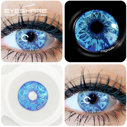Cosplay HD38 Azul 14,5 mm 1 par | 1 año