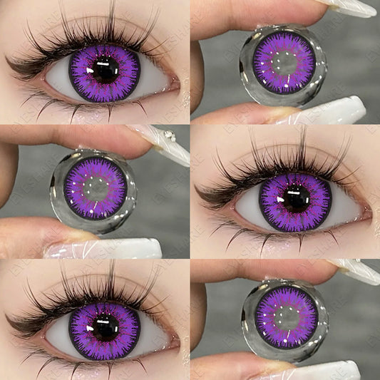 Cosplay AYY Purple 14,5 mm 1 par | 1 año