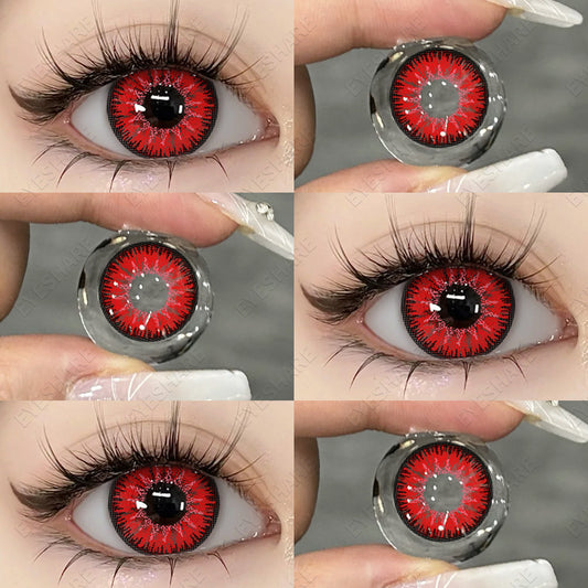 Cosplay AYY Red 14,5 mm 1 par | 1 año