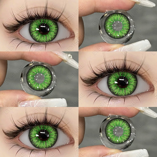 Cosplay AYY Green 14,5 mm 1 par | 1 año
