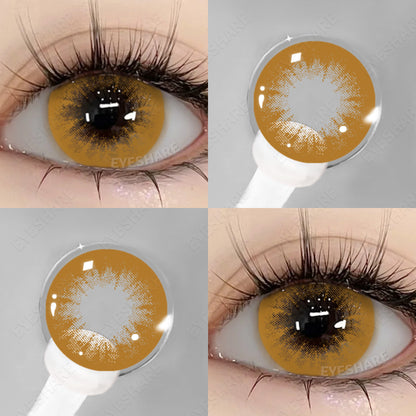 Beautyeye Brown 14,5 mm 1 par | 1 año