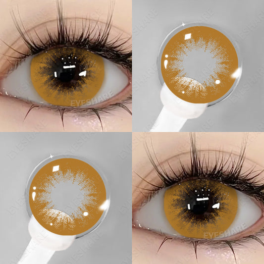 Beautyeye Brown 14,5 mm 1 par | 1 año