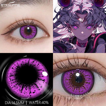 Cosplay Bella Purple 14,5 mm 1 par | 1 año