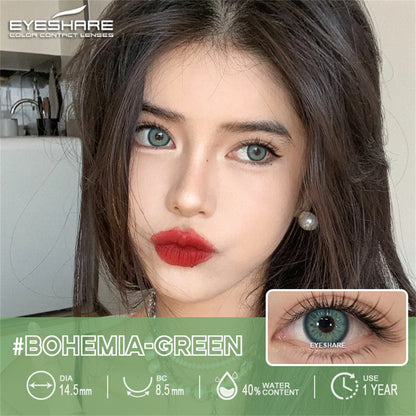 Bohemia Green 14,5 mm 1 par | 1 año