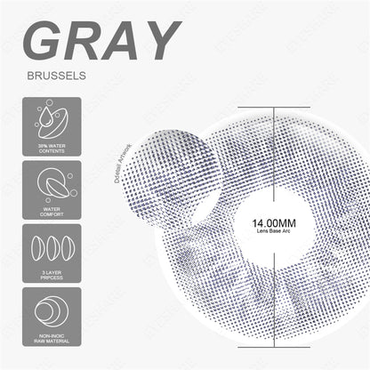 Gris de Bruselas 14,0 mm 1 par | 1 año