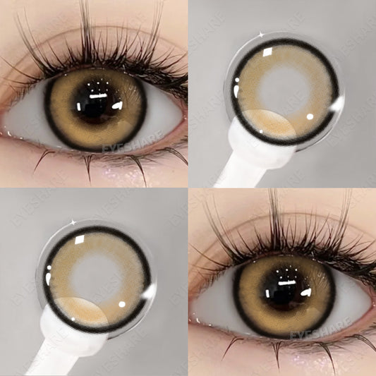 Burbuja marrón 14,5 mm 1 par | 1 año