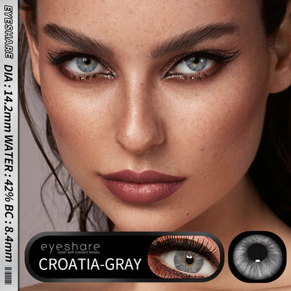 Croatia Gray 1 Day Use I 14.2mm,10 Pcs=5Pair