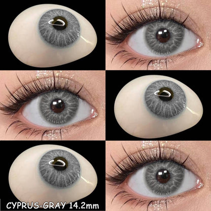 Gris Chipre 14,2 mm 1 par | 1 año