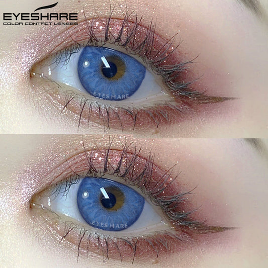 Gema azul brillante de 14,0 mm, 1 par | 1 año
