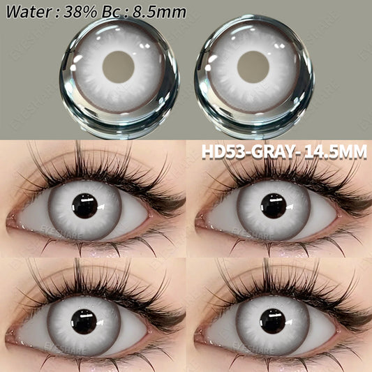 Cosplay HD53 gris 14,2 mm 1 par | 1 año