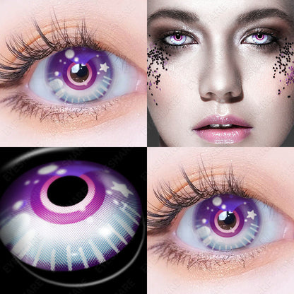 Cosplay HD64 Purple 14,5 mm 1 par | 1 año