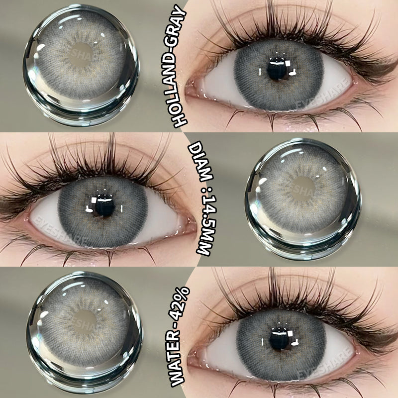 Holland Gray 1 Day Use I 14.5mm, 10 Pcs=5Pair