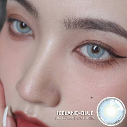 Azul Islandia 14,2 mm 1 par | 1 año
