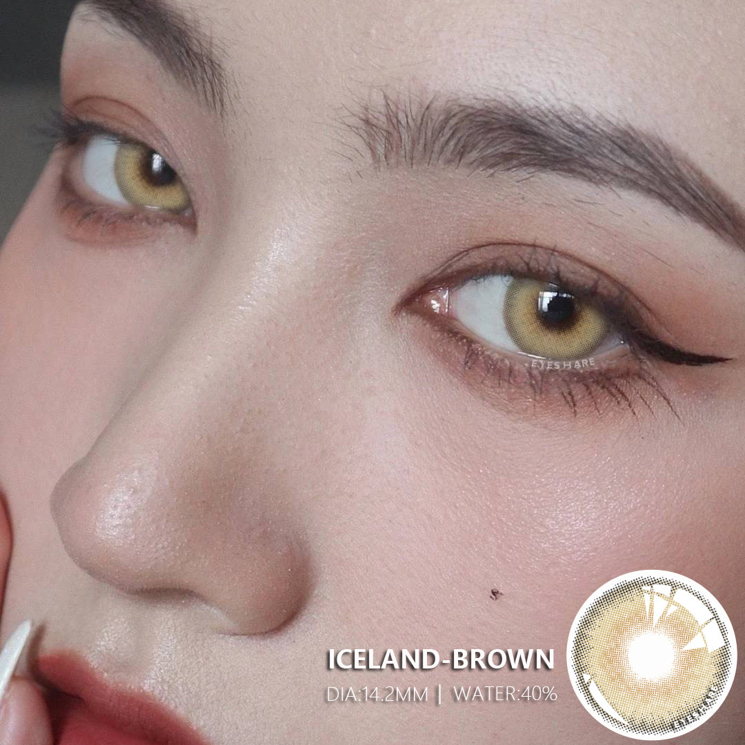 Marrón Islandia 14,2 mm 1 par | 1 año
