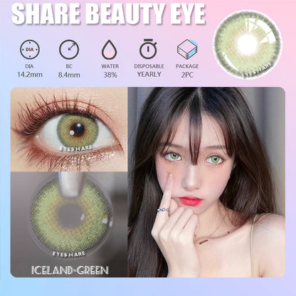 Verde Islandia 14,2 mm 1 par | 1 año