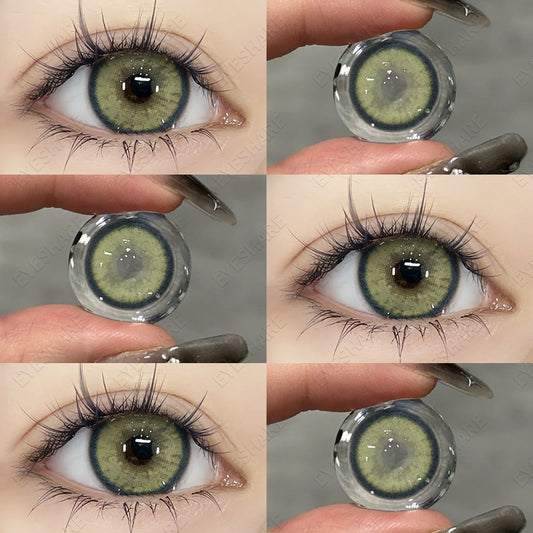 Verde limón, 14,2 mm, 1 par | 1 año