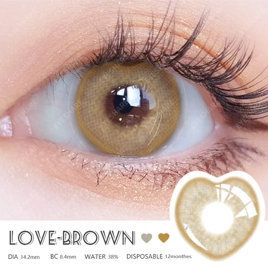 Love Brown 14,2 mm, 1 par | 1 año