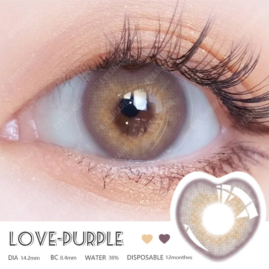 Love Purple 14,2 mm 1 par | 1 año