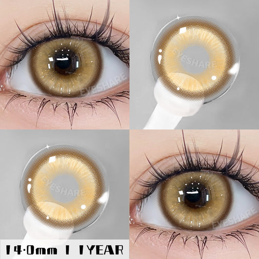 Lentes NEBULA-RED Anime Halloween Cosplay 14.0mm