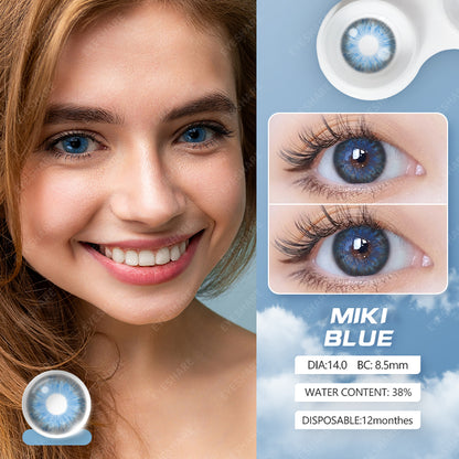 Miki Blue 14,0 mm, 1 par | 1 año