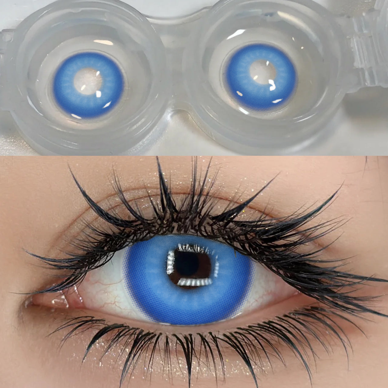 Cosplay Nebula BLUE 14.0mm 1 Pair | 1 Year