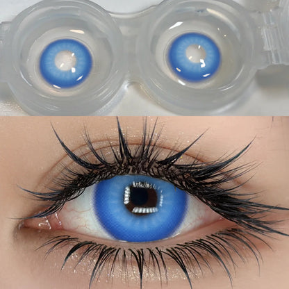 Cosplay Nebula BLUE 14.0mm 1 Pair | 1 Year