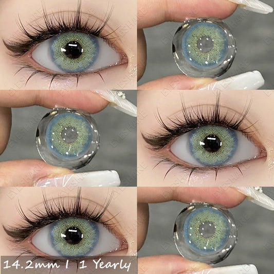 Azul océano, 14,2 mm, 1 par | 1 año