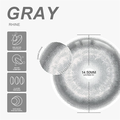 Cosplay Rhine Gray 14.5mm 1 Pair | 6 Months