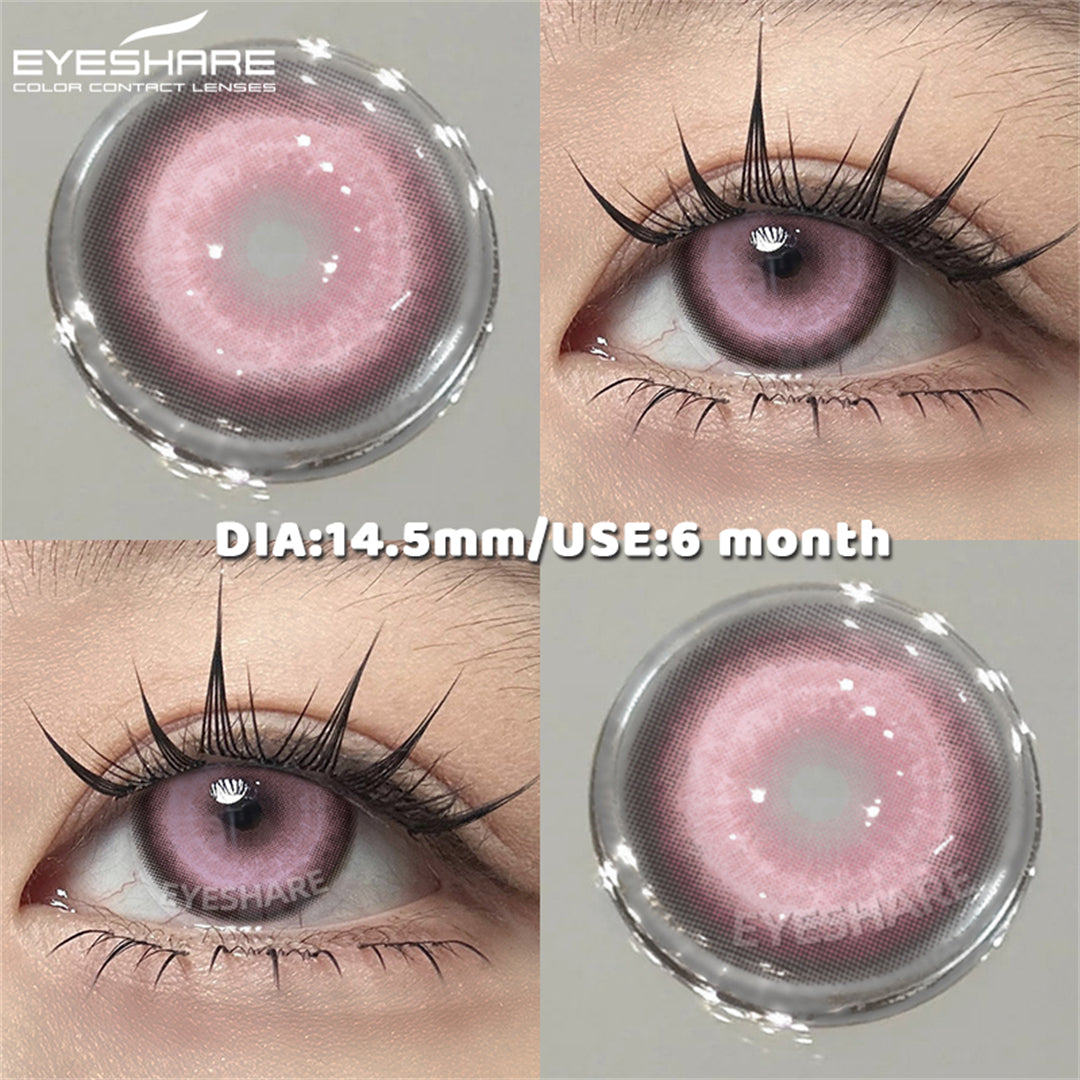 Cosplay Rhine Pink 14.5mm 1 Pair | 6 Months