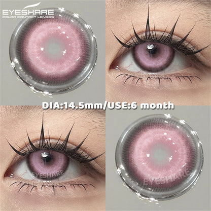 Cosplay Rhine Pink 14.5mm 1 Pair | 6 Months