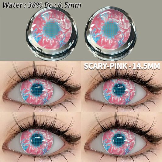 Cosplay Scary Pink 14,5 mm 1 par | 1 año