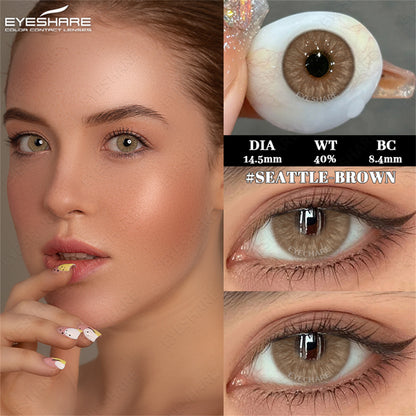 Seattle Brown 14,5 mm, 1 par | 1 año