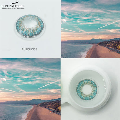 3TONE Turquesa 14,5 mm 1 par | 1 año