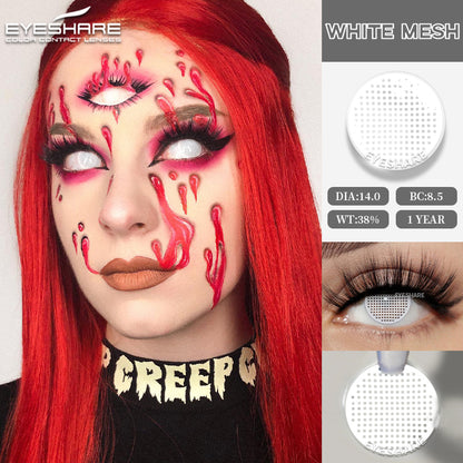 Malla blanca para cosplay de 14,0 mm, 1 par | 1 año