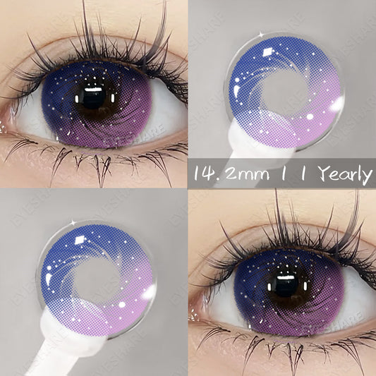 Galaxy Purple 14,2 mm 1 par | 1 año